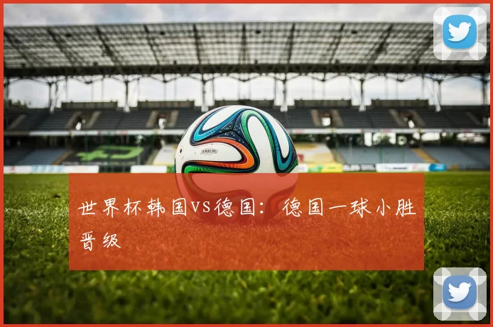 世界杯韩国vs德国：德国一球小胜晋级