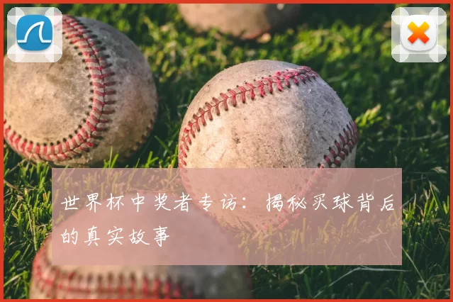 世界杯中奖者专访：揭秘买球背后的真实故事