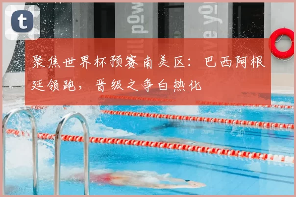 聚焦世界杯预赛南美区:巴西阿根廷领跑,晋级之争白热化
