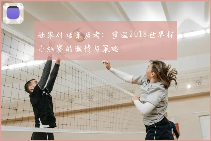 独家对话亲历者:重温2018世界杯小组赛的激情与策略